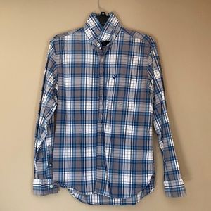 American Eagle plaid button up